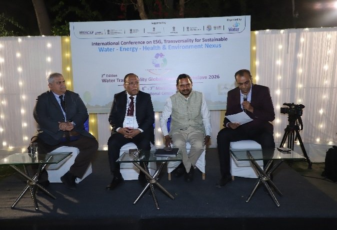 (L-R): Dr. Satya Tripathi, Shri Amit Kumar Ghosh, Mr. Sampath Kumar, Mr. Ronak Patel